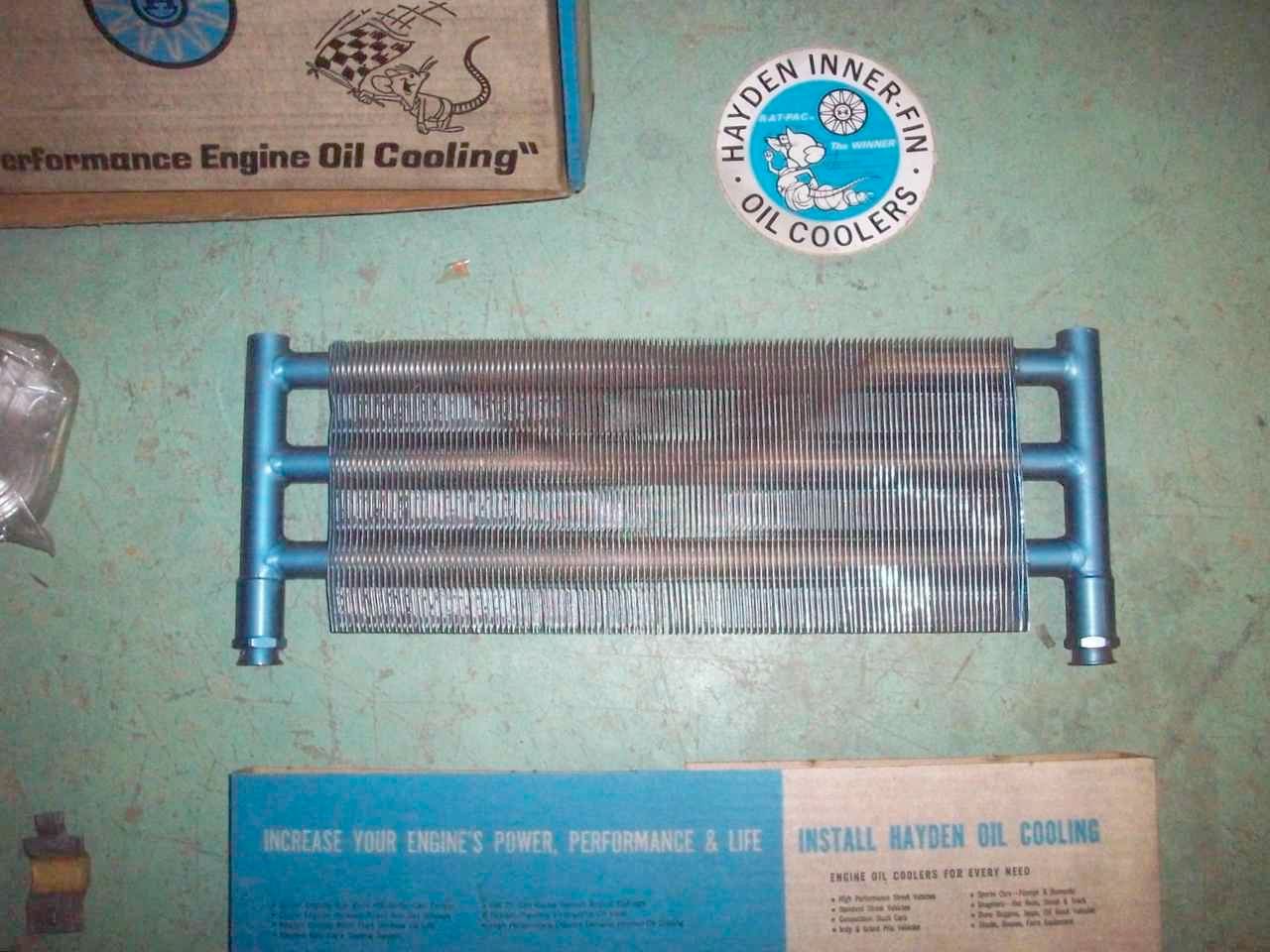 Vintage aftermarket oil coolers